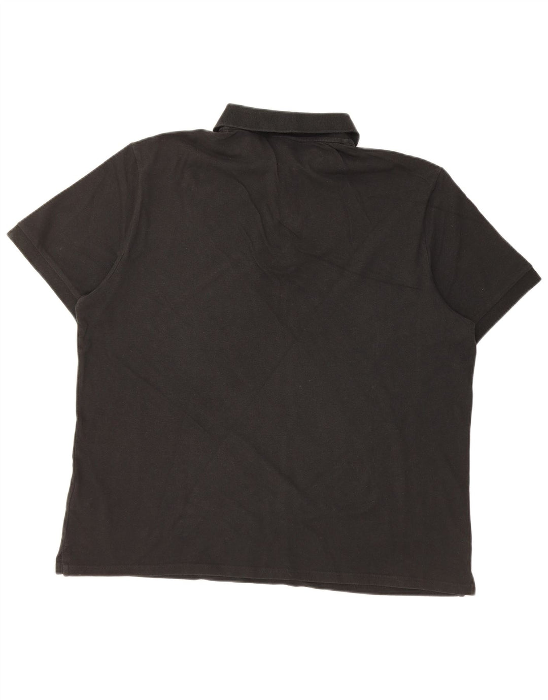 TRUSSARDI JEANS Herren Poloshirt 3XL Schwarz Baumwolle