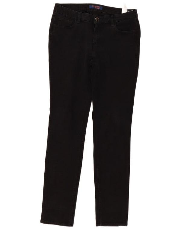 Trussardi Damen Skinny Jeans IT 42 Medium W28 L30 Schwarz Baumwolle