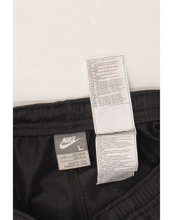 Nike Jungen-Trainingshose, 12–13 Jahre, groß, graues Colourblock-Polyester