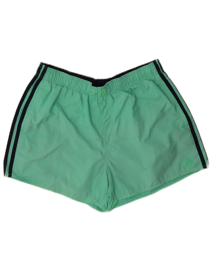 Adidas Herren-Badeshorts, groß, grün, Polyamid