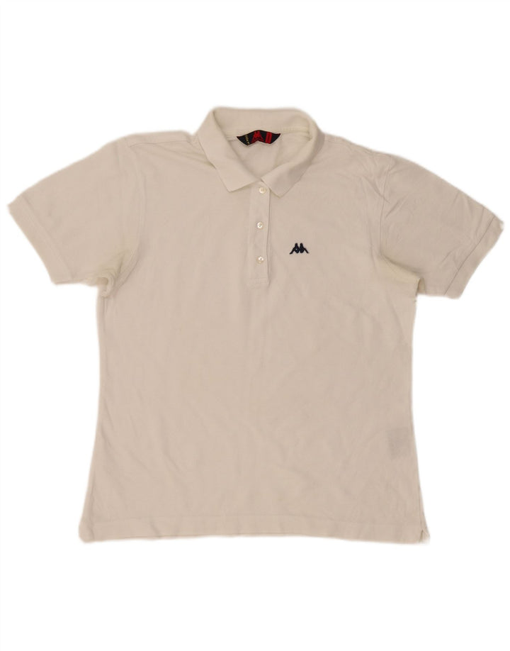 Kappa Herren Poloshirt XL aus weißer Baumwolle