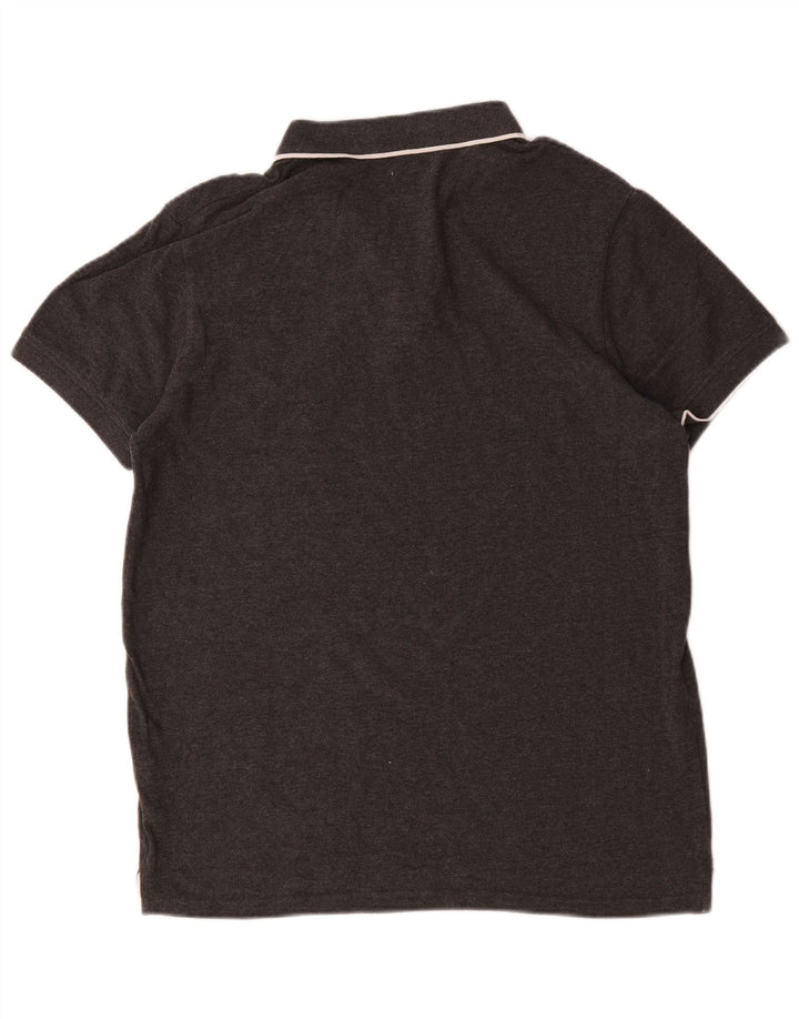 Jack Wills Herren-Poloshirt, große graue Baumwolle