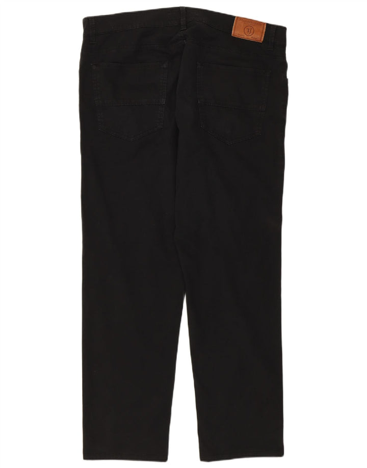 Trussardi Herren Straight Jeans IT 51 Large W37 L28 Schwarz