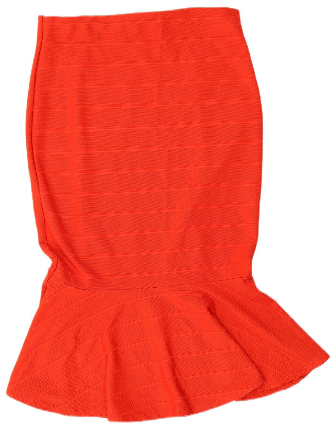 Marks & Spencer Damen Meerjungfrauenrock UK 14 Large W32 Rot gestreiftes Polyester