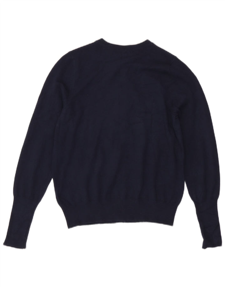 Marks & Spencer Damen-Cardigan-Pullover UK 10 Small Marineblaue Viskose