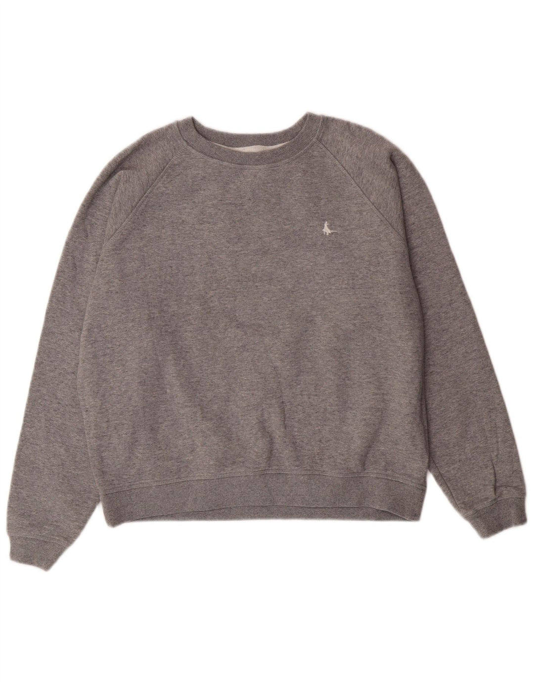 Jack Wills Damen-Sweatshirt-Pullover, UK-Größe 44, Größe L, Grau, Baumwolle