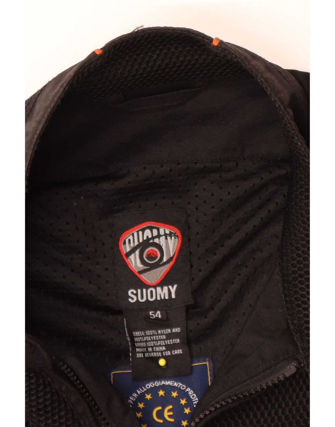 Suomy Herren Graphic Racer Jacke IT 54 2XL Schwarzes Nylon