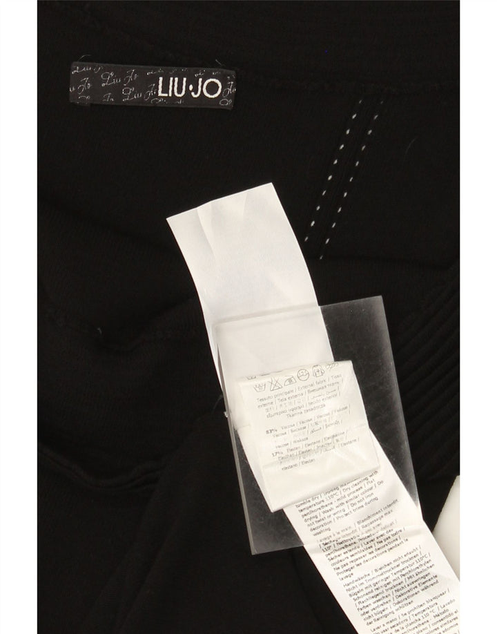 Liu Jo Damen Schulterfreies Kleid IT 44 Mittelschwarze Viskose