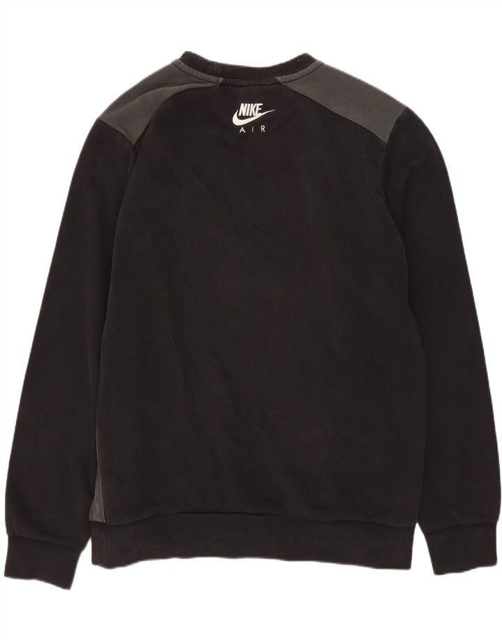 Nike Herren-Sweatshirt mit Grafik, mittelschwarz, Baumwolle
