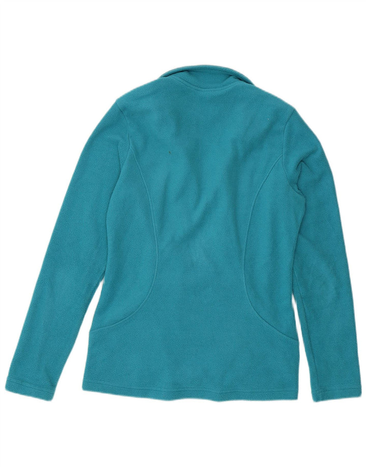 Marks & Spencer Damen Fleecejacke UK 6 XS Blau Polyester