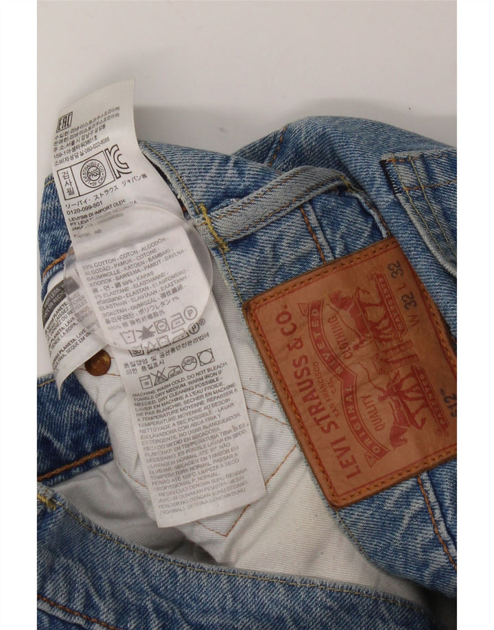 Levi's Damen 512 Slim Tapered Jeans W32 L28 Blaue Baumwolle