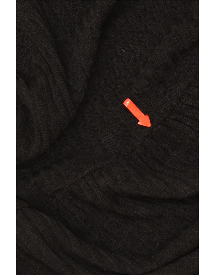Zara Damen Pulloverkleid UK 10 Small Schwarz