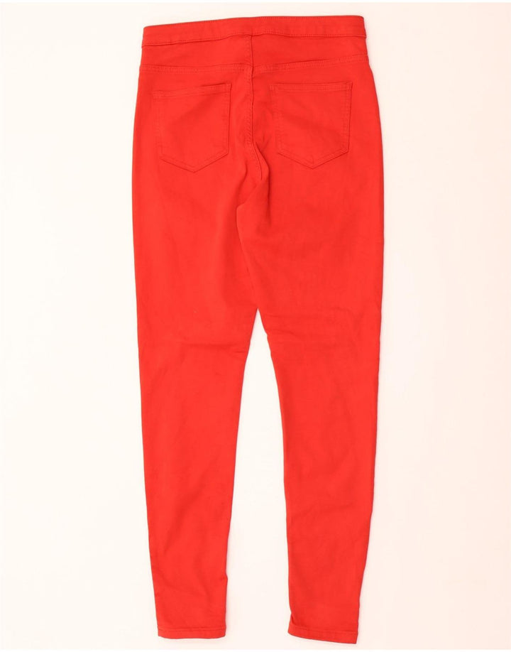 Marks & Spencer Damen Freizeithose UK 14 Medium W30 L31 Rot