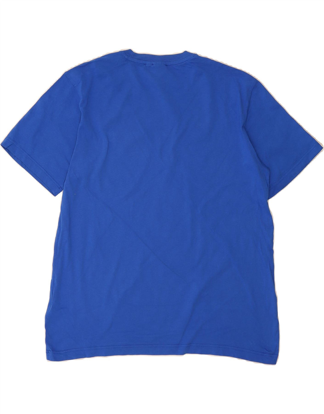 ADIDAS Mens T-Shirt Top XL Blue Cotton Vintage Adidas and Second-Hand Adidas from Messina Hembry 