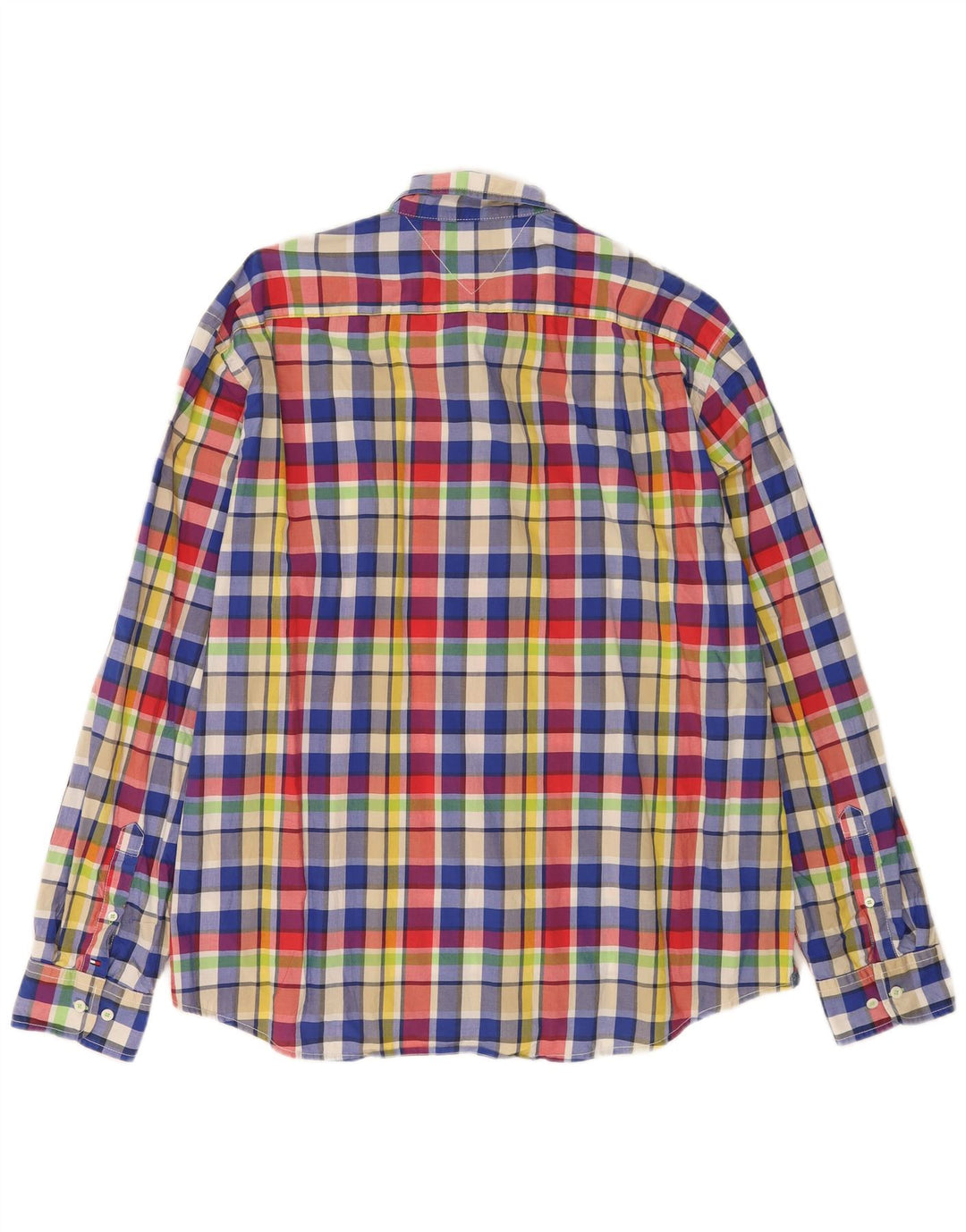 Tommy Hilfiger Herren-Hemd mit individueller Passform, 2XL, mehrfarbig, kariert, Baumwolle