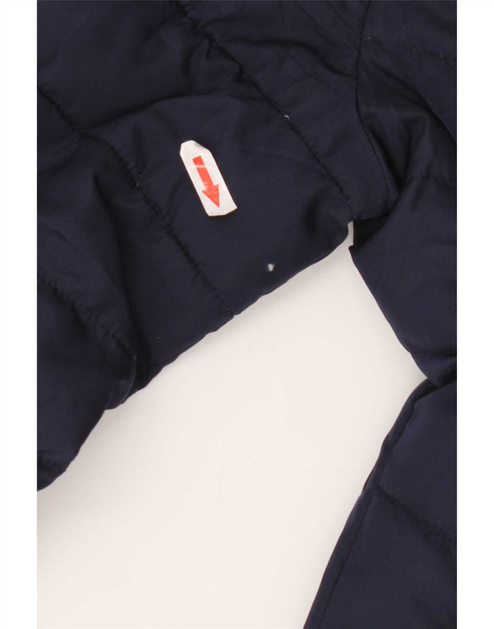 Gap Damen Wattierte Jacke UK 14 Medium Marineblau Polyester