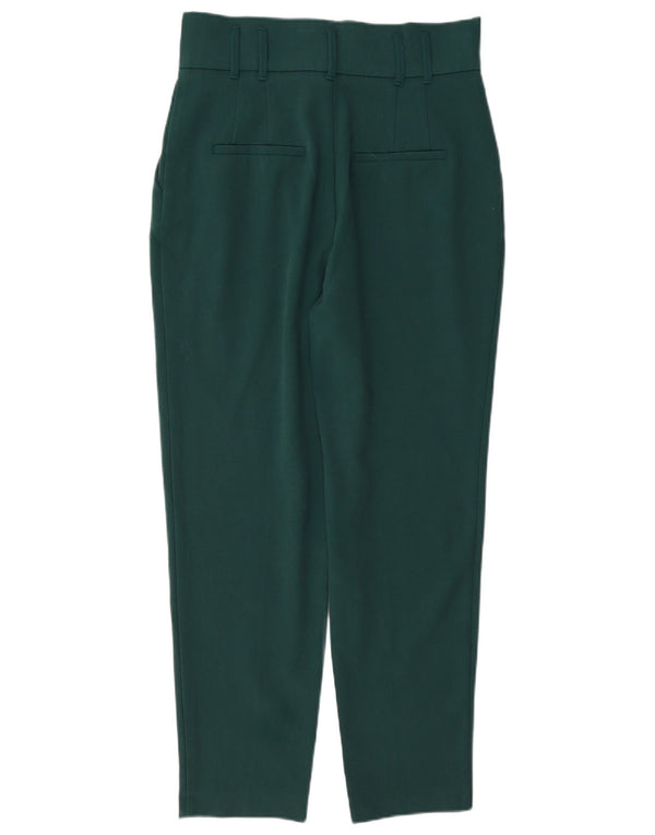 Zara Damen Trafaluc High Waist Pegged Freizeithose Medium W28 L27 Grün