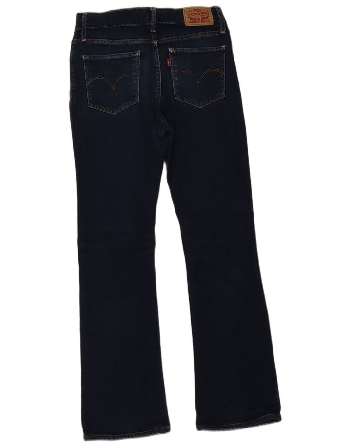Levi's Damen 715 Bootcut Jeans W26 L27 Marineblau Baumwolle