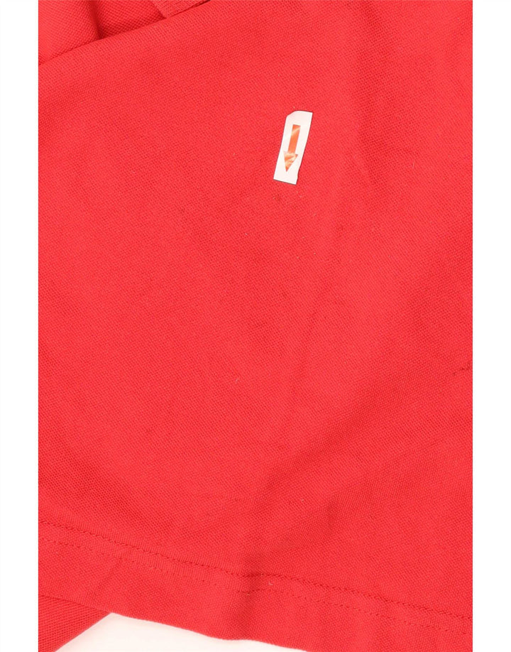 Kappa Herren-Poloshirt, große rote Baumwolle