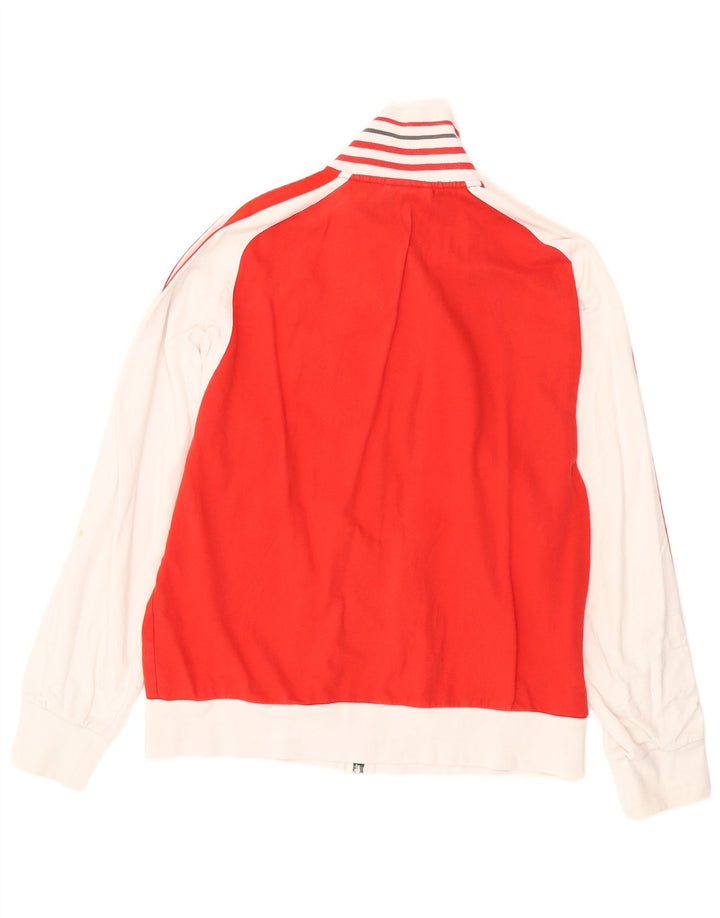 Lotto Herren-Trainingsanzug-Top-Jacke, große rote Colourblock-Baumwolle