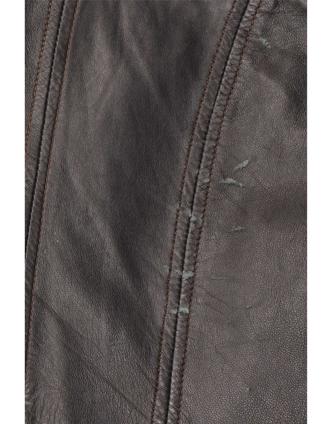 Promod Damen Leder Bikerjacke UK 14 Medium Schwarz