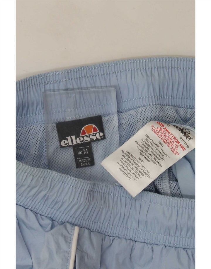 Ellesse Damen Sportshorts UK 14 Mittelblaues Polyamid