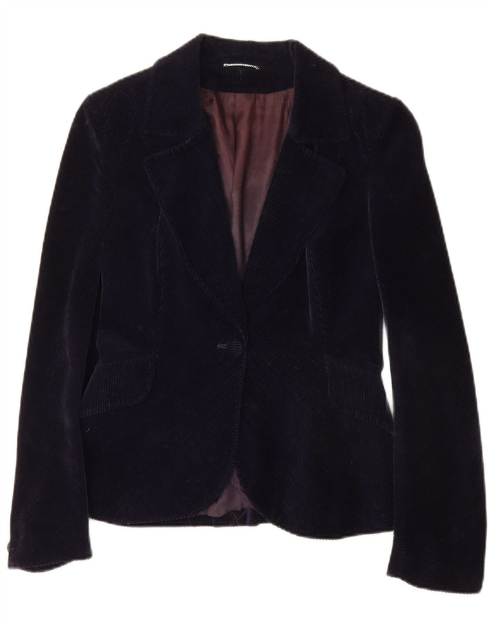 PIERRE D'ALBY Damen Cord 2-teiliges Rockset UK 10 Small W24 Marineblau