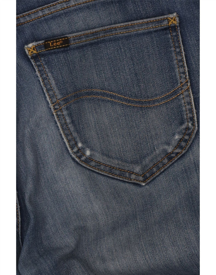 Lee Herren Rider Slim Jeans W34 L32 Blaue Baumwolle