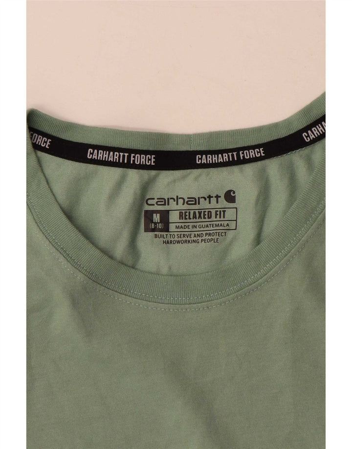 Carhartt Womens Relaxed Fit Vest Top UK 8/10 Mittelgrünes Polyester