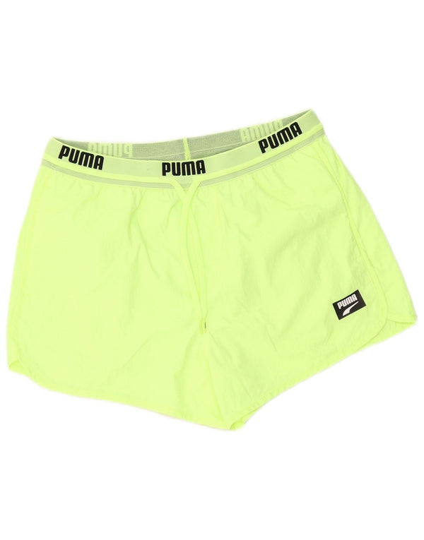 Puma Herren Graphic Sport Shorts Mittelgrünes Polyamid