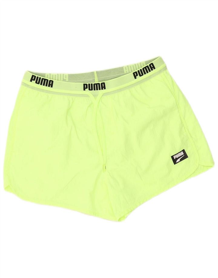 Puma Herren Graphic Sport Shorts Mittelgrünes Polyamid