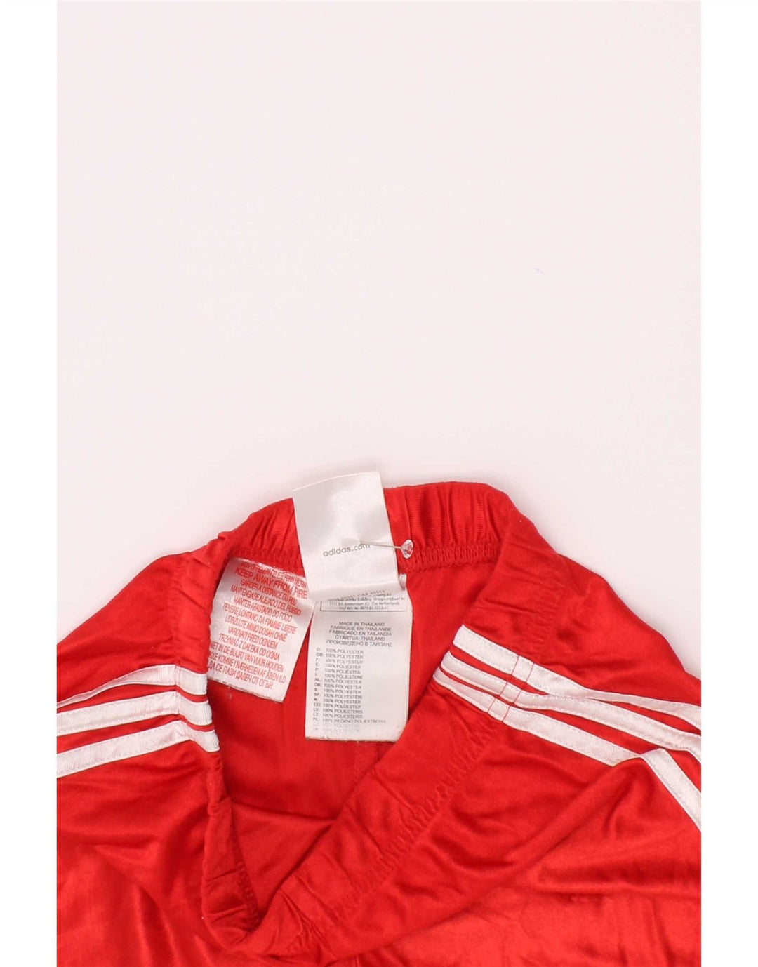 Adidas Baby-Jungen-Sportshorts, 18–24 Monate, rotes Polyester