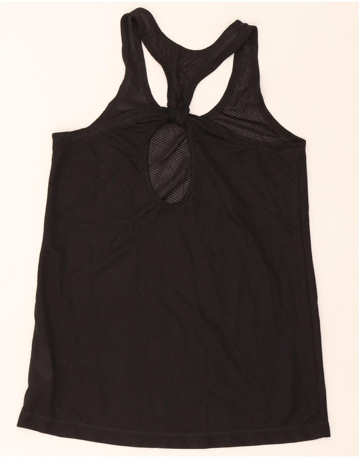 HELLY HANSEN Womens See Through Jersey Top UK 14 Large Black Polyester Vintage Helly Hansen and Second-Hand Helly Hansen from Messina Hembry 