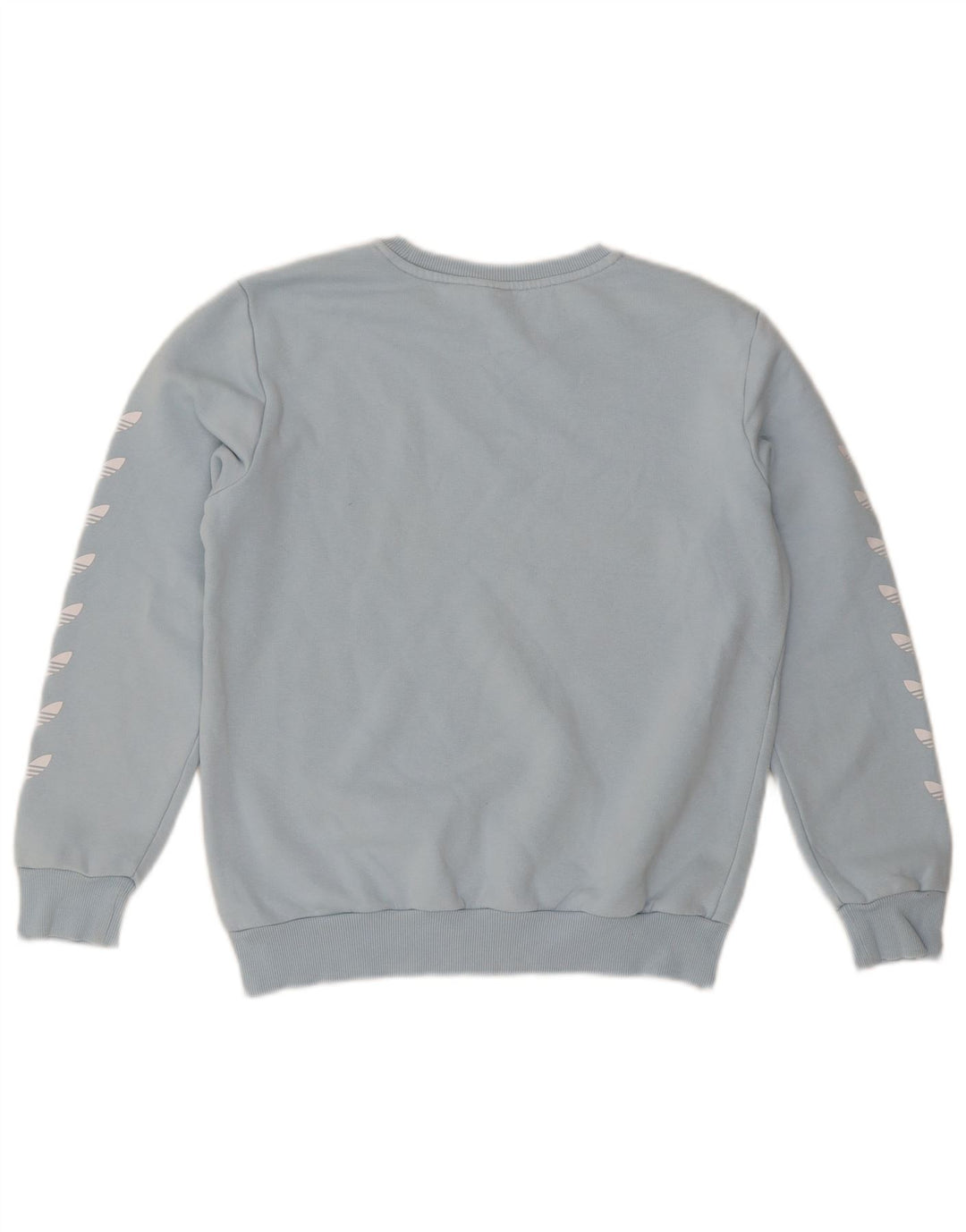 ADIDAS Boys Graphic Sweatshirt Jumper 13-14 Years Blue Cotton
