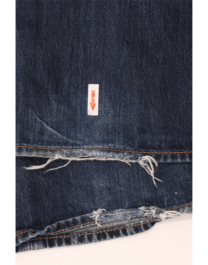 Levi's Herren 527 Bootcut Jeans W34 L32 Blaue Baumwolle