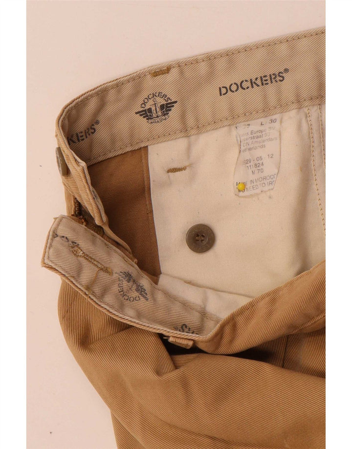 Dockers Herren Pegged Chino-Hose W33 L30 Beige