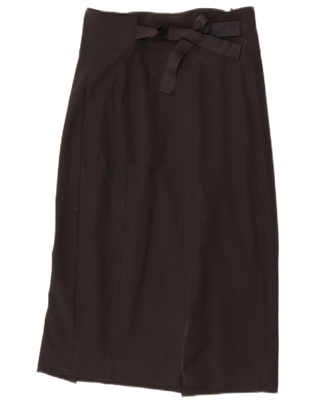 Oasis Damen Midirock UK 8 Small W24 Schwarz Polyester