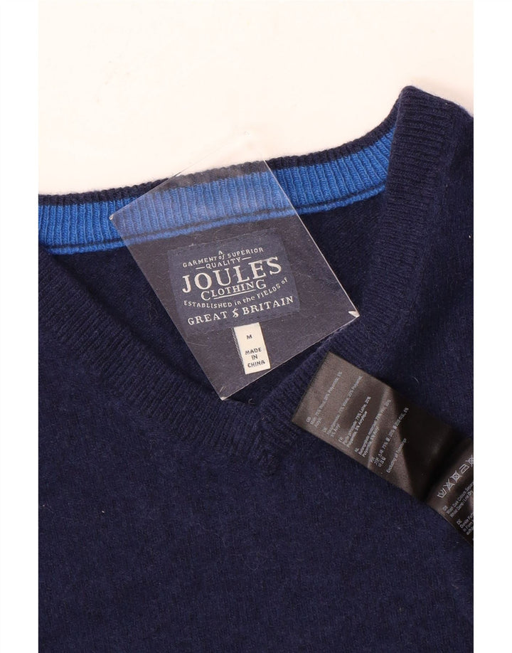 Joules Herren-Pullover mit V-Ausschnitt, mittelmarineblaue Wolle