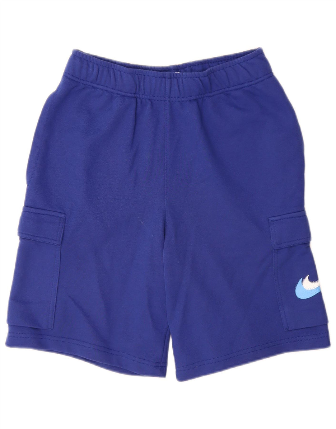 Nike Herren Graphic Sport Shorts XS Blaue Baumwolle