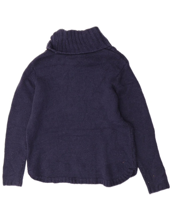 Joules Rollkragenpullover für Damen, UK 12, Mittelblau, Acryl