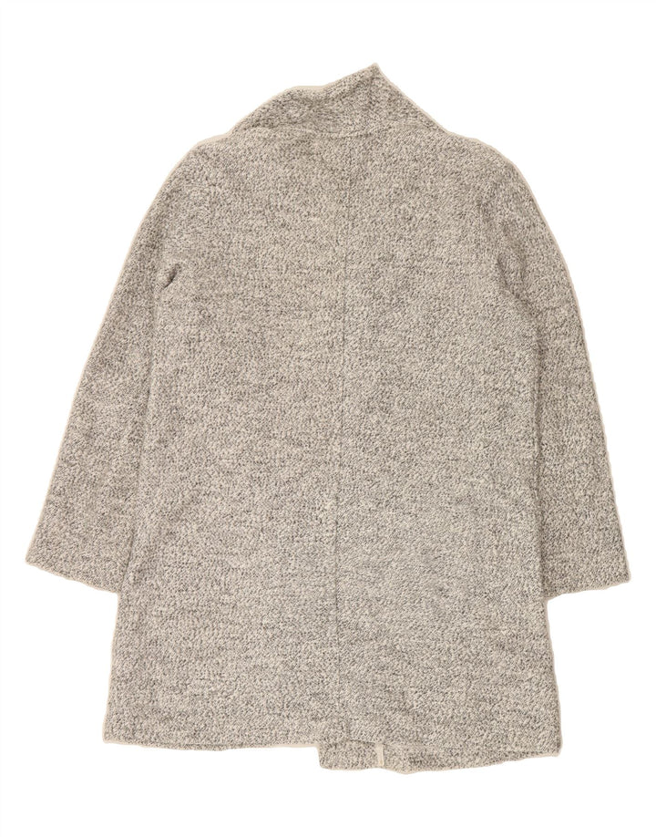 MARKS & SPENCER Womens Cardigan Sweater UK 12 Medium  Grey Flecked Vintage Marks & Spencer and Second-Hand Marks & Spencer from Messina Hembry 