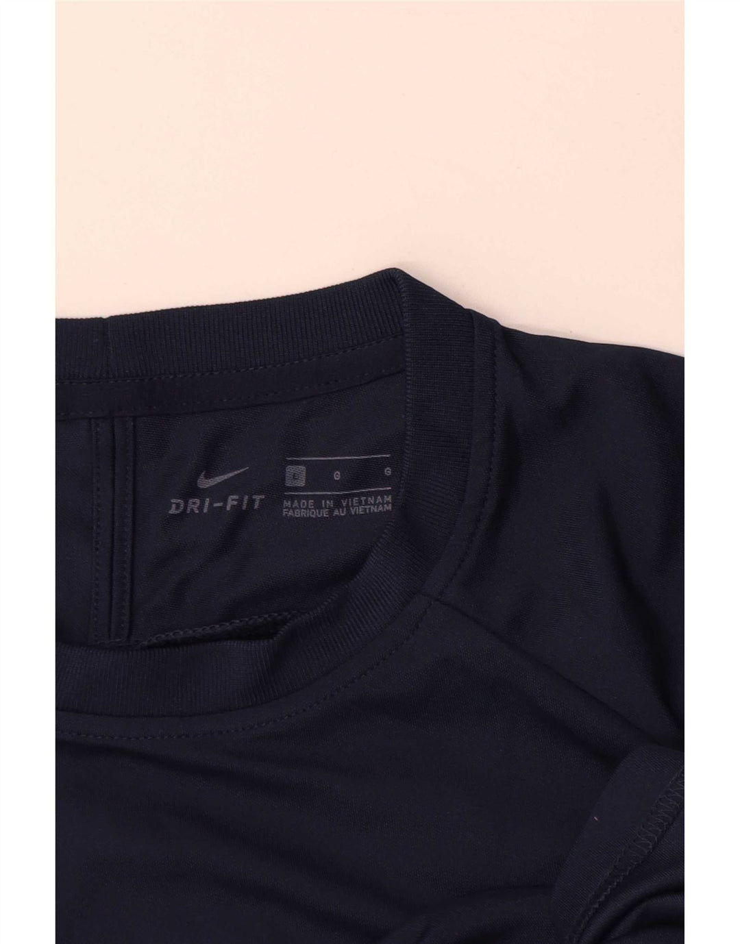 Nike Herren Dri Fit T-Shirt-Oberteil, groß, Marineblau, Farbblock