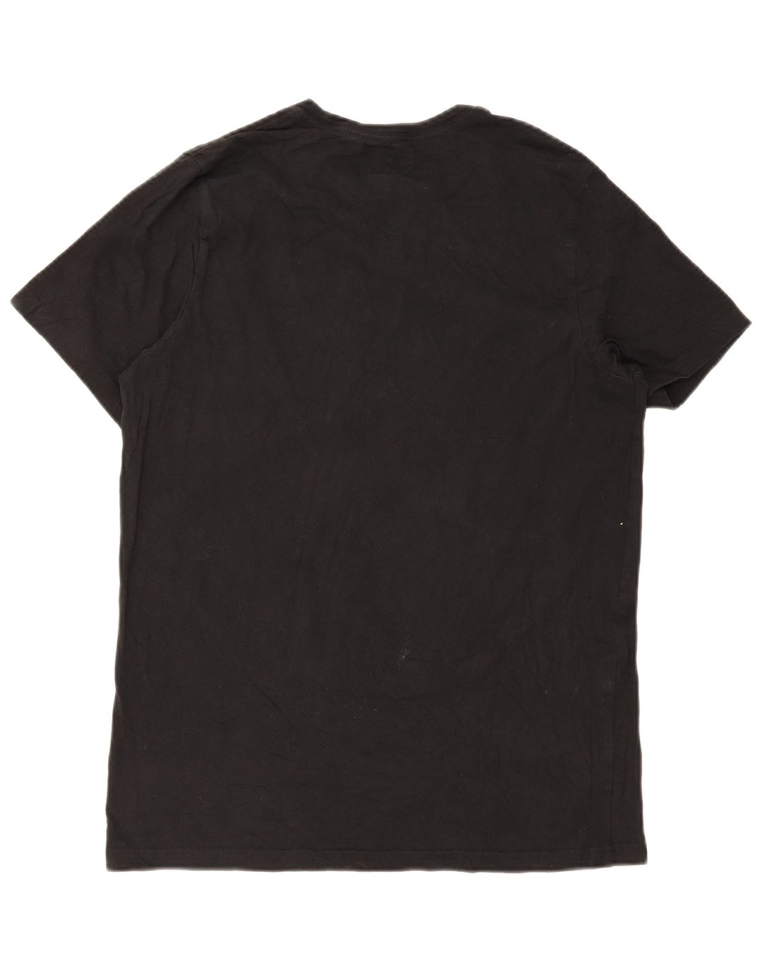Tommy Hilfiger Herren T-Shirt Top Medium Schwarz Baumwolle