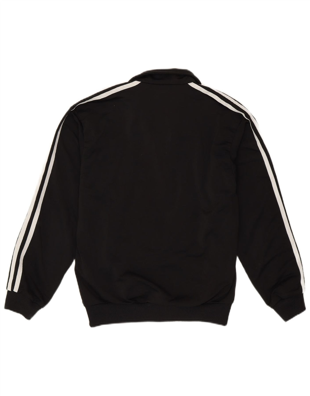 Adidas Jungen Trainingsanzug Top Jacke 11-12 Jahre Schwarzes Polyester