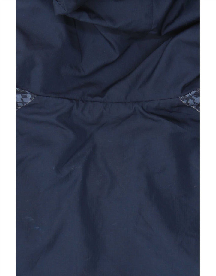Adidas Jungen-Trainingsanzug mit Kapuze, Top-Jacke, 13–14 Jahre, marineblaues Polyester