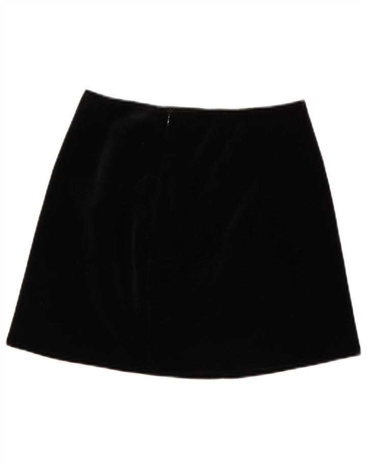 Moda Dossier Damen Mini-Cordrock IT 42 Medium W28 Schwarz
