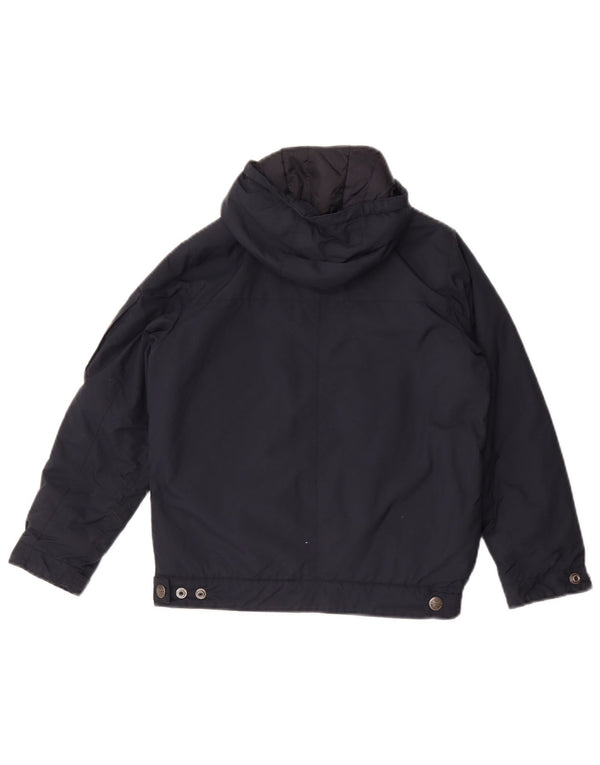 North Sails Wattierte Jacke mit Kapuze für Jungen, 5–6 Jahre, Marineblau, Polyacryl