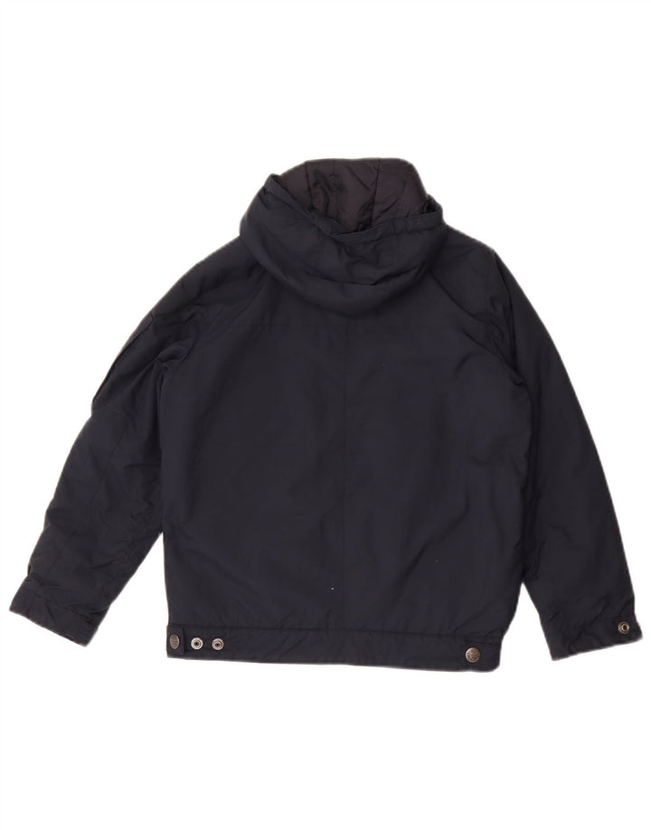 North Sails Wattierte Jacke mit Kapuze für Jungen, 5–6 Jahre, Marineblau, Polyacryl