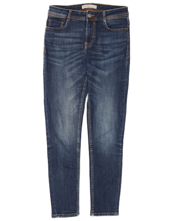 Zara Damen Skinny Jeans EU 38 Small W28 L27 Blau