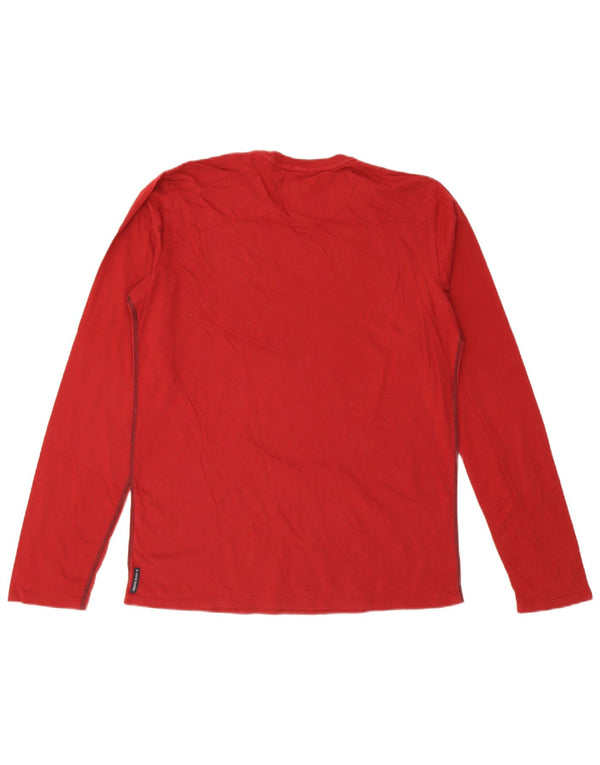 Armani Jeans Herren Slim Graphic Top Langarm XL Rot